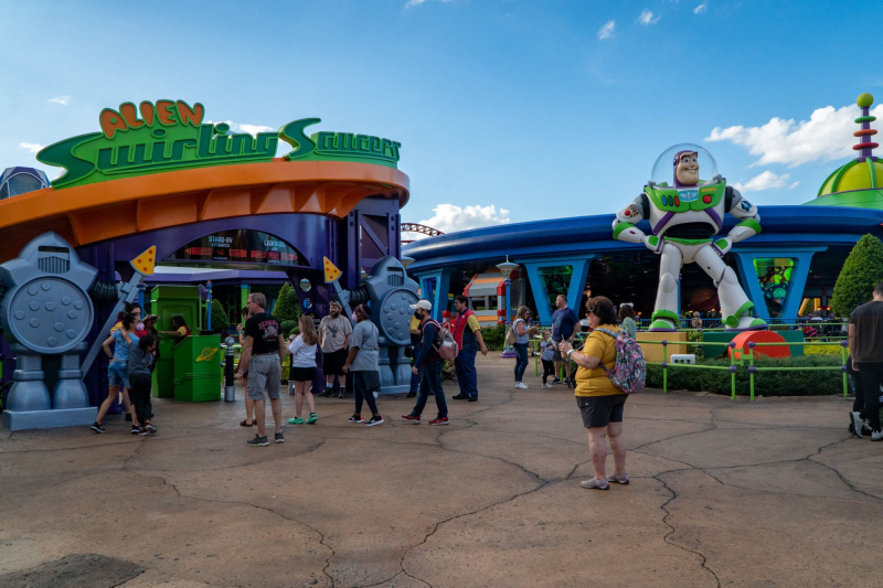 Alien Swirling Saucers