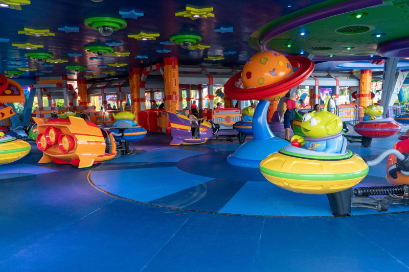 Alien Swirling Saucers