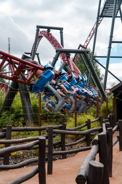 DrageKongen • Intamin Suspended Family Coaster • Djurs Somme