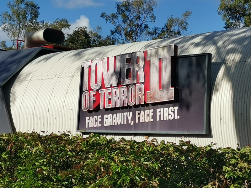 Tower of Terror II • Intamin Reverse Freefall Coaster