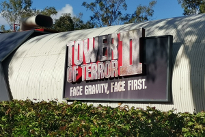 Tower of Terror II • Intamin Reverse Freefall Coaster