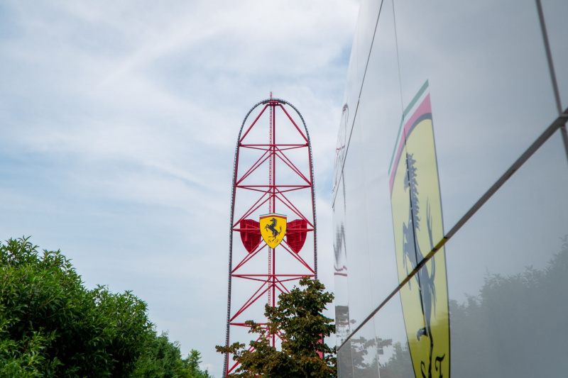 Red Force • Intamin LSM Launch Coaster • Ferrari Land