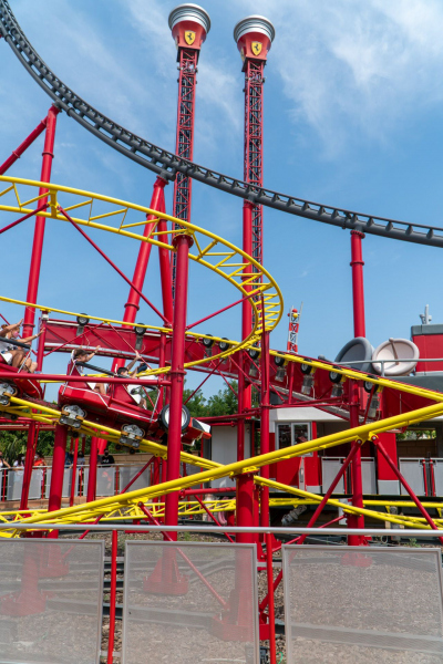 Red Force Junior • SBF Visa Race Coaster • Ferrari Land