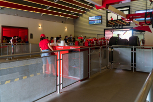 Red Force • Intamin LSM Launch Coaster • Ferrari Land