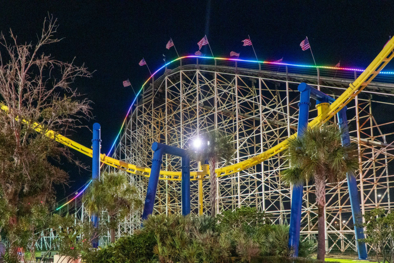 White Lightning • GCI Wooden Coaster