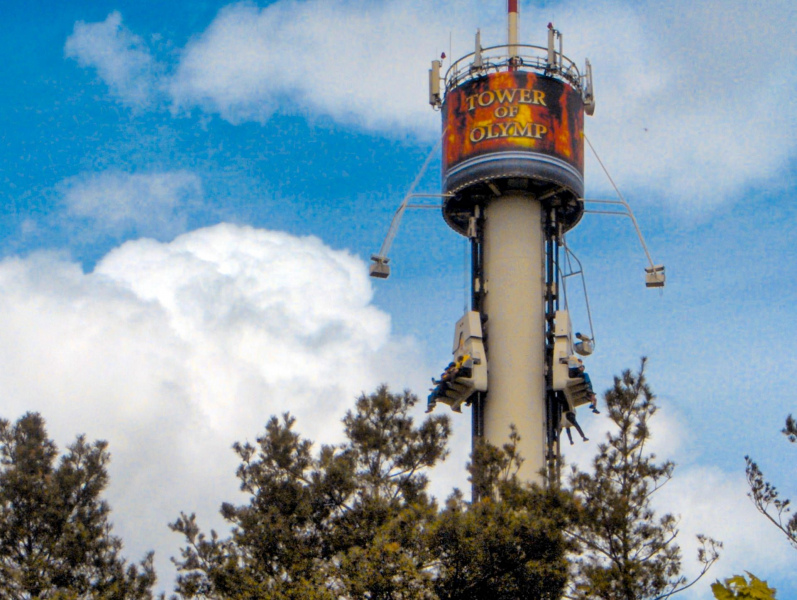Tower of Olymp • Intamin Giant Drop