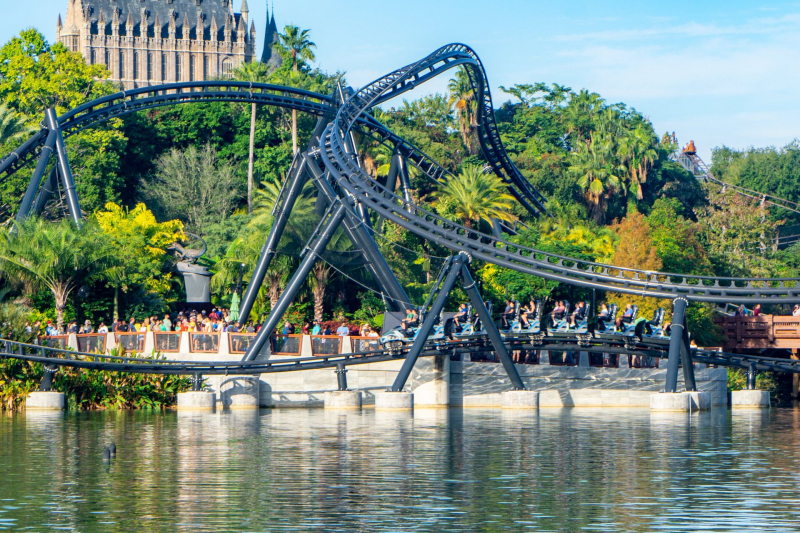 Jurassic World: VelociCoaster • Intamin LSM Launch Coaster