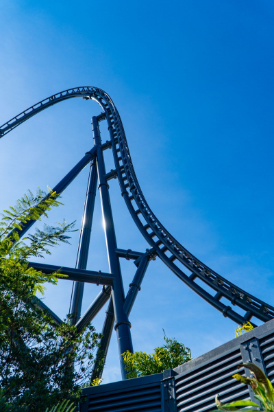 Jurassic World: VelociCoaster • Intamin LSM Launch Coaster
