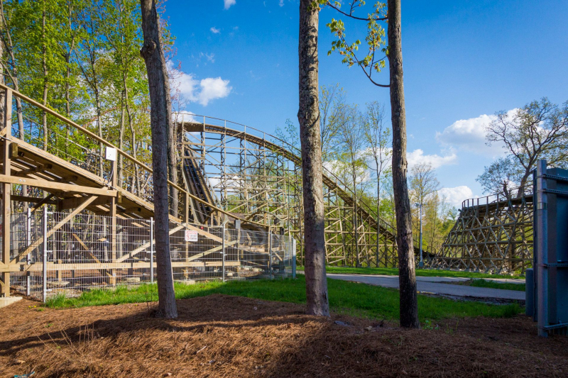 Mystic Timbers • GCI Wooden Coaster