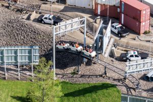 Backlot Stunt Coaster • Premier Rides Special Effects Coaster