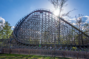 Mystic Timbers • GCI Wooden Coaster