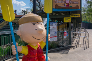 Race for your life Charlie Brown • Arrow Log Flume