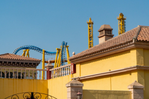 Stuntfall • Vekoma Giant Inverted Boomerang • Parque Warner