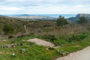 Hiking at the Sierra Bernia