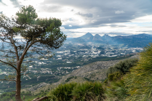 Hiking at the Sierra Bernia