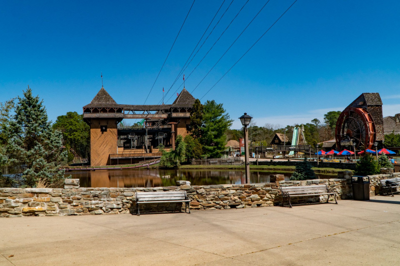 Saw Mill Log Flume