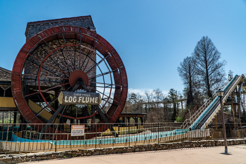 Saw Mill Log Flume