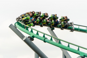 Booster Bike • Vekoma Motorbike Coaster • Toverland