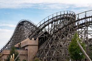 Troy • GCI Wooden Coaster • Toverland