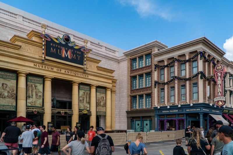 Revenge of the Mummy • Premier Rides Dark Ride Launch Coaster