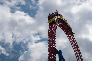 Superman Escape • Intamin Accelerator Coaster