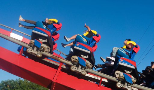Superman Krypton Coaster • B&M Floorless Coaster • Six Flags Fiesta Texas